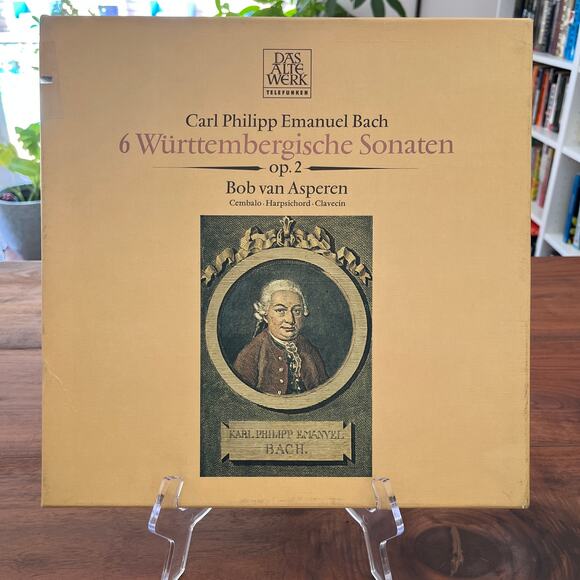 Carl Philipp Emmanuel Bach 6 Württembergische Sonaten Op2 LP Box 1978 Telefunken - Picture 1 of 10
